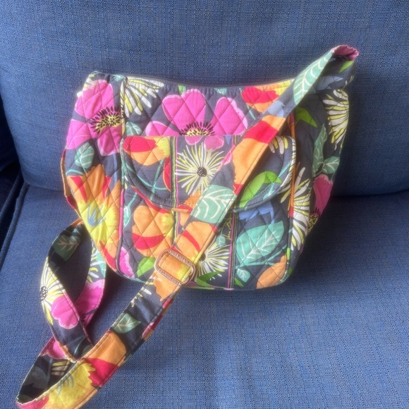 Vera Bradley Handbags - Vera Bradley Vintage Floral Multicolor Women's Bag